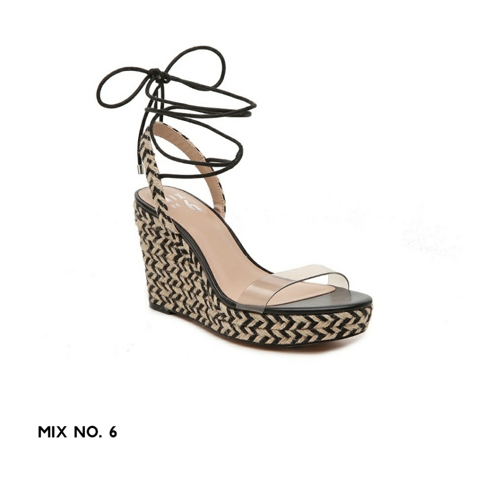 ❌️❌️SOLD❌️❌️ Mix No. 6 espadrille wedges